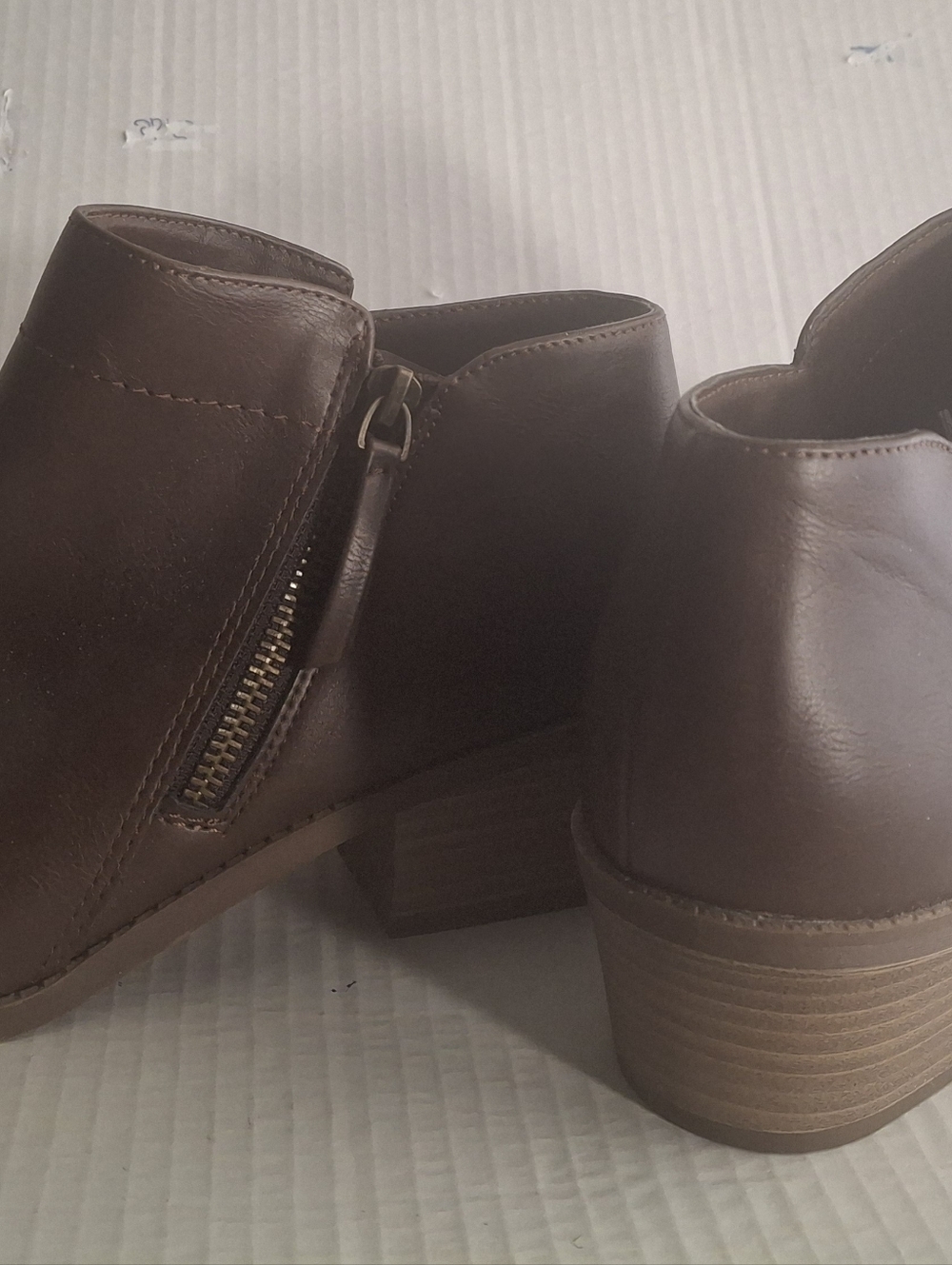 Time and Tru Brown Ankle Boot